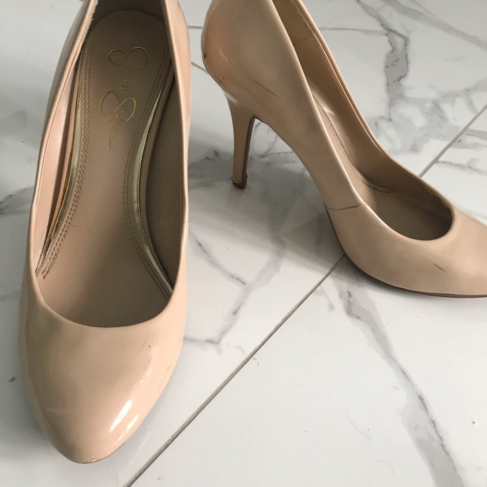 Shoes. Heels pumps. Jessica Simpson beige size 10